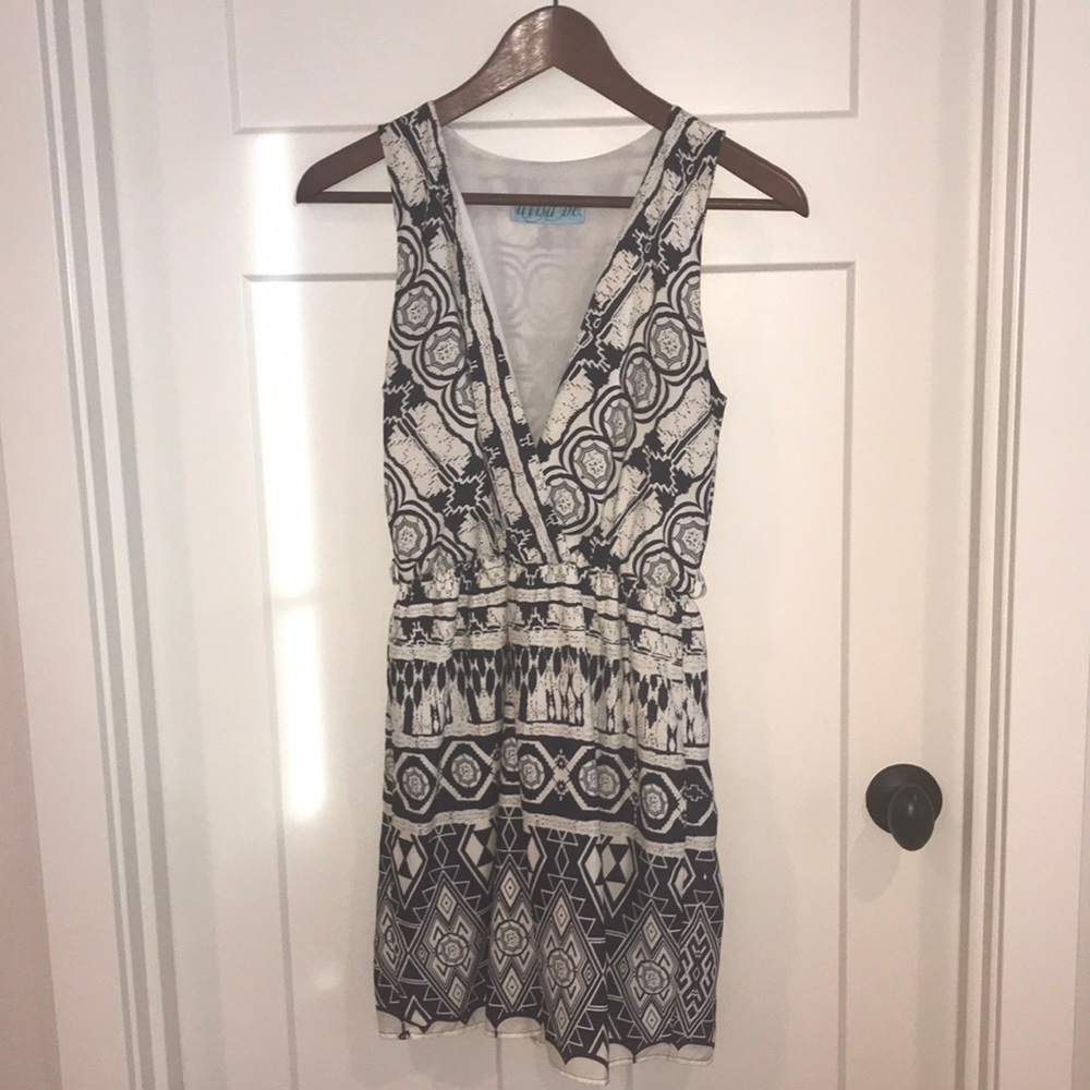 Francesca’s Blue and White Dress